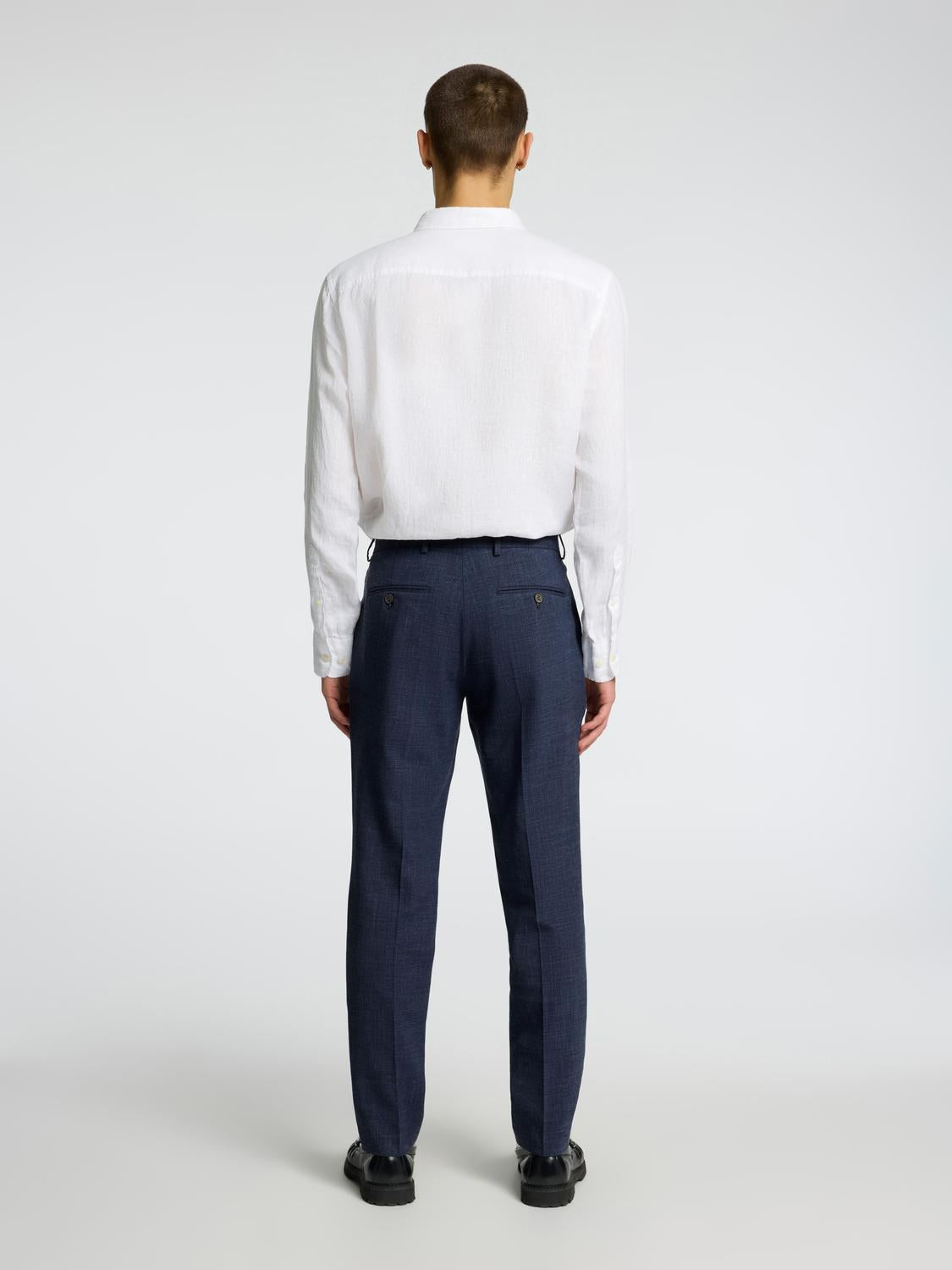 BUKSER - Slhslim-Oasis Linen Trs Noos - - Hr Ravn