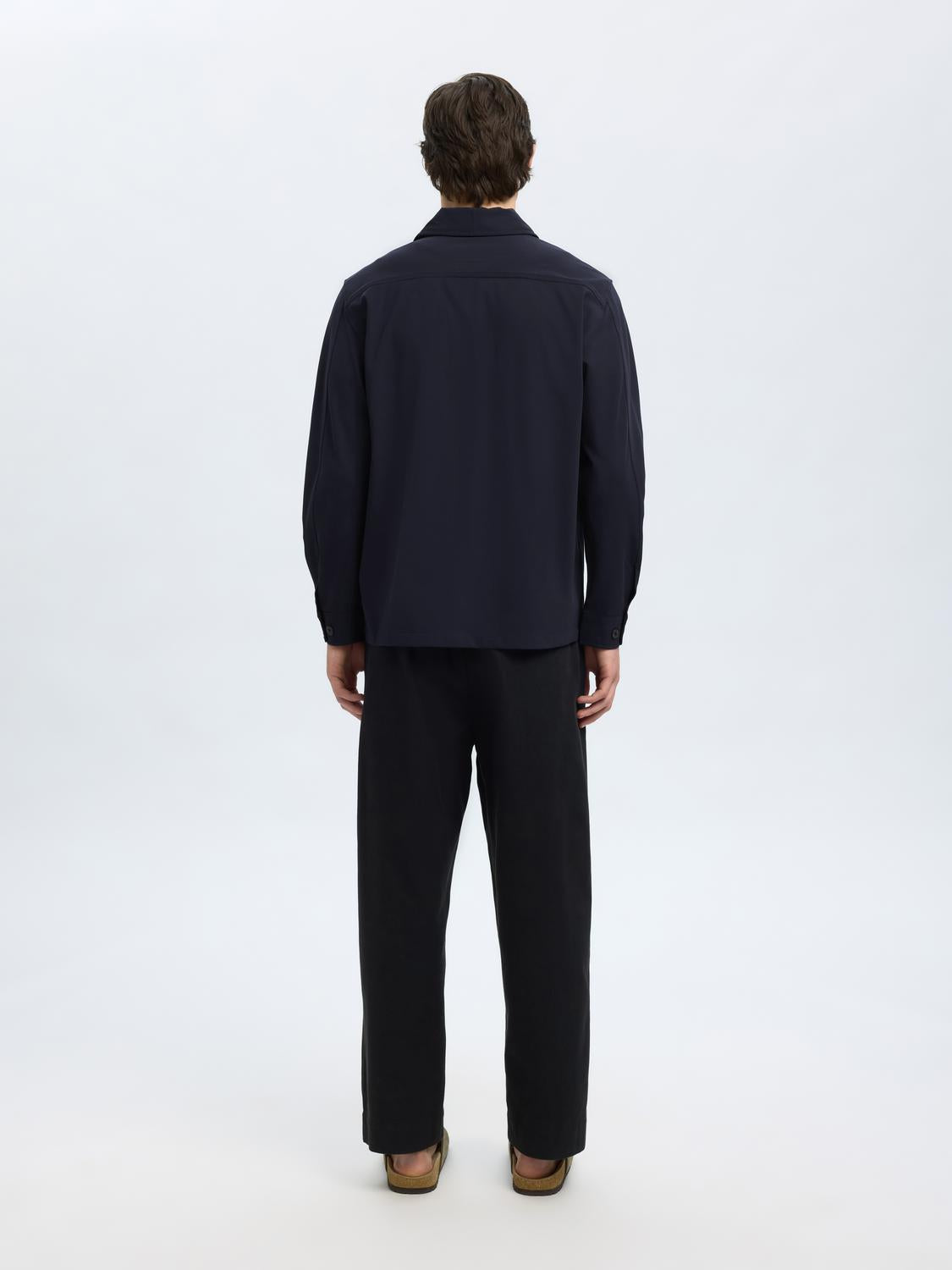 Shirts - Slhreg Lorent Bi-Stretch Overshirt Noos - - Hr Ravn