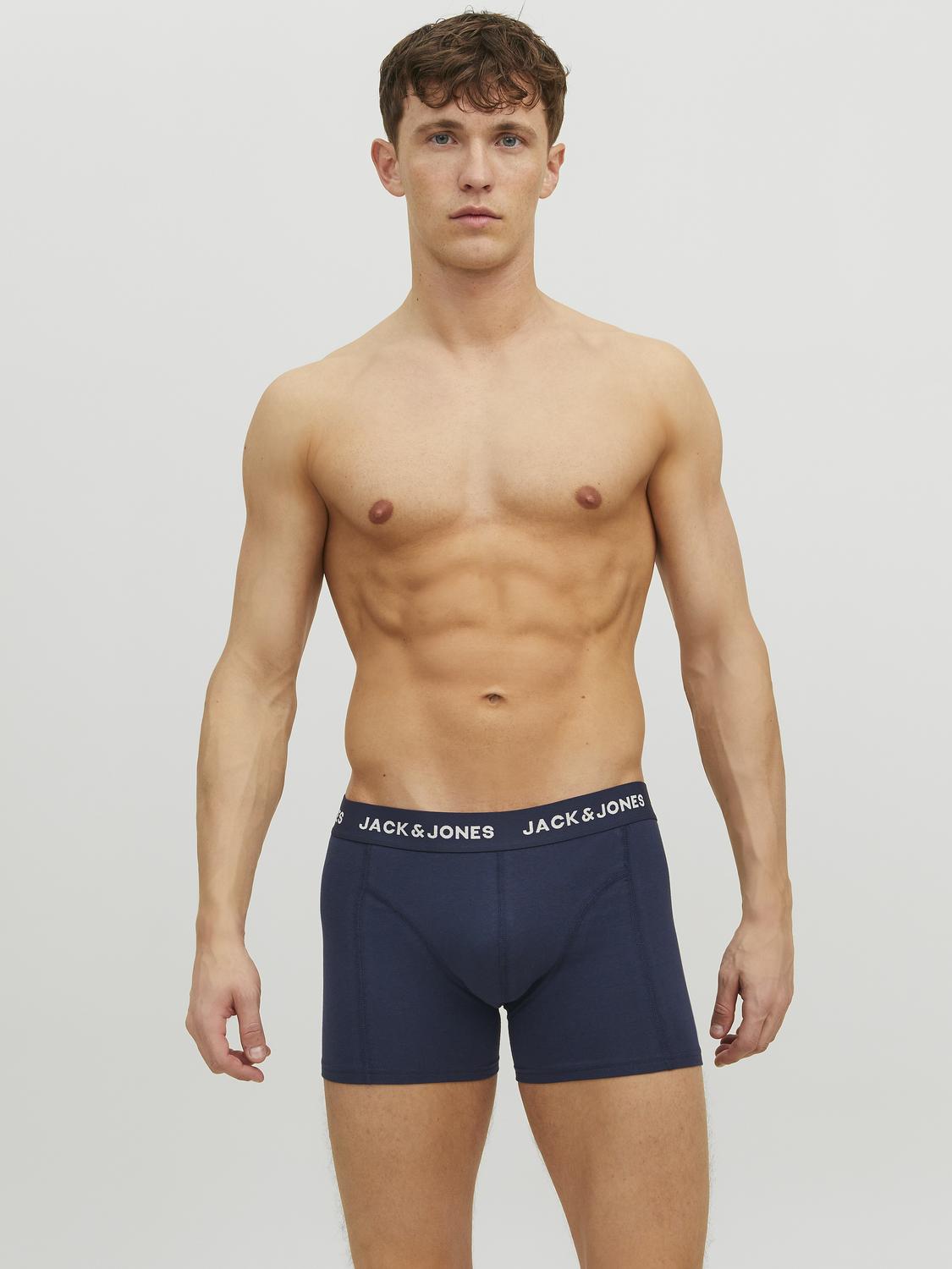 Trunks - Jacanthony Trunks 3 Pack Blue - - Hr Ravn