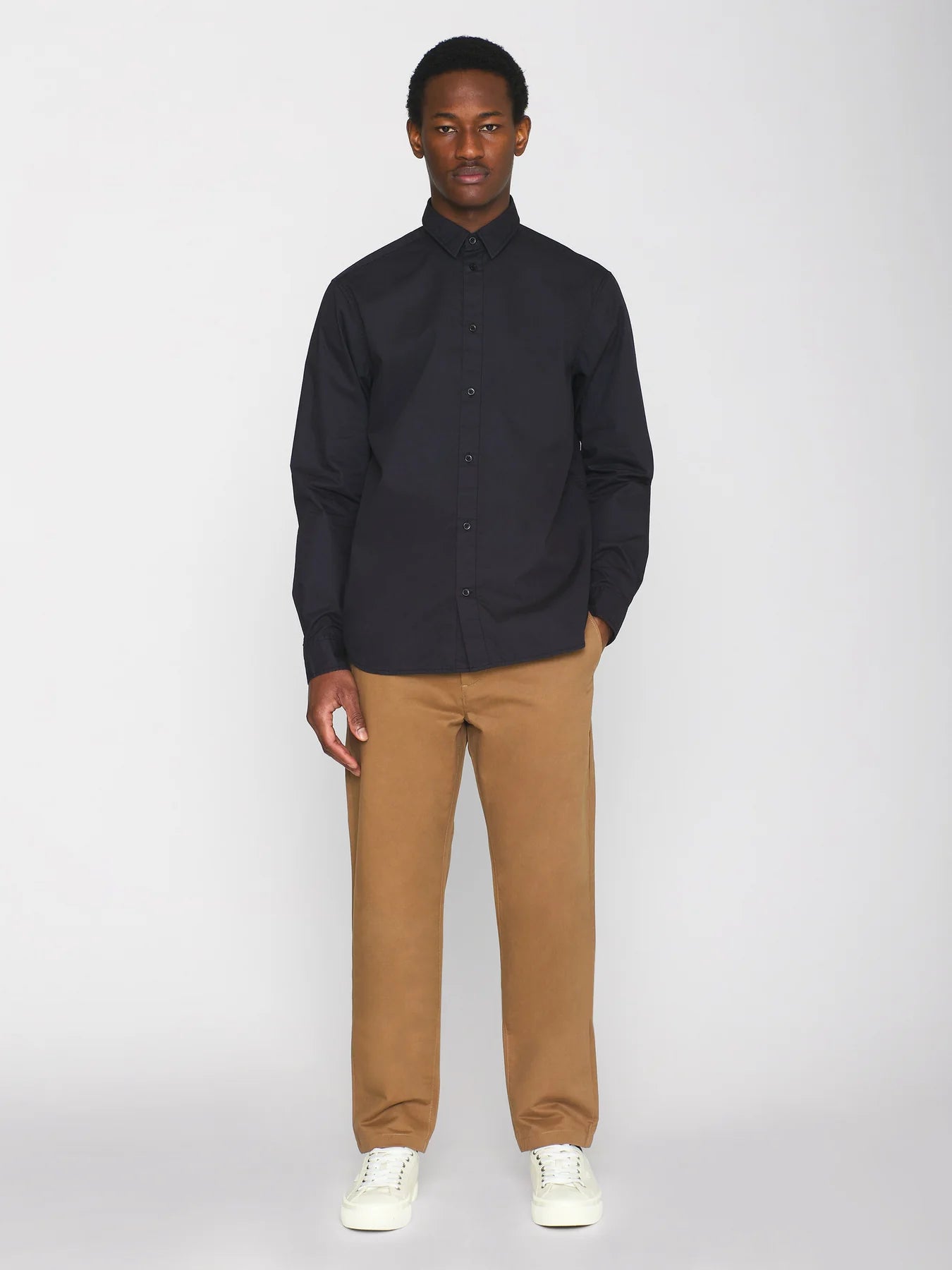 LANGE SKJORTER - ALF regular crispy cotton shirt - GOTS/Vegan - - Hr Ravn