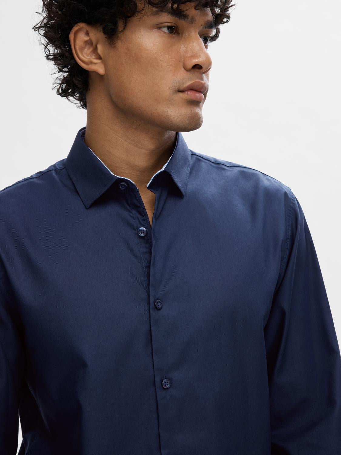Slhslimnew-Mark Shirt Ls Noos