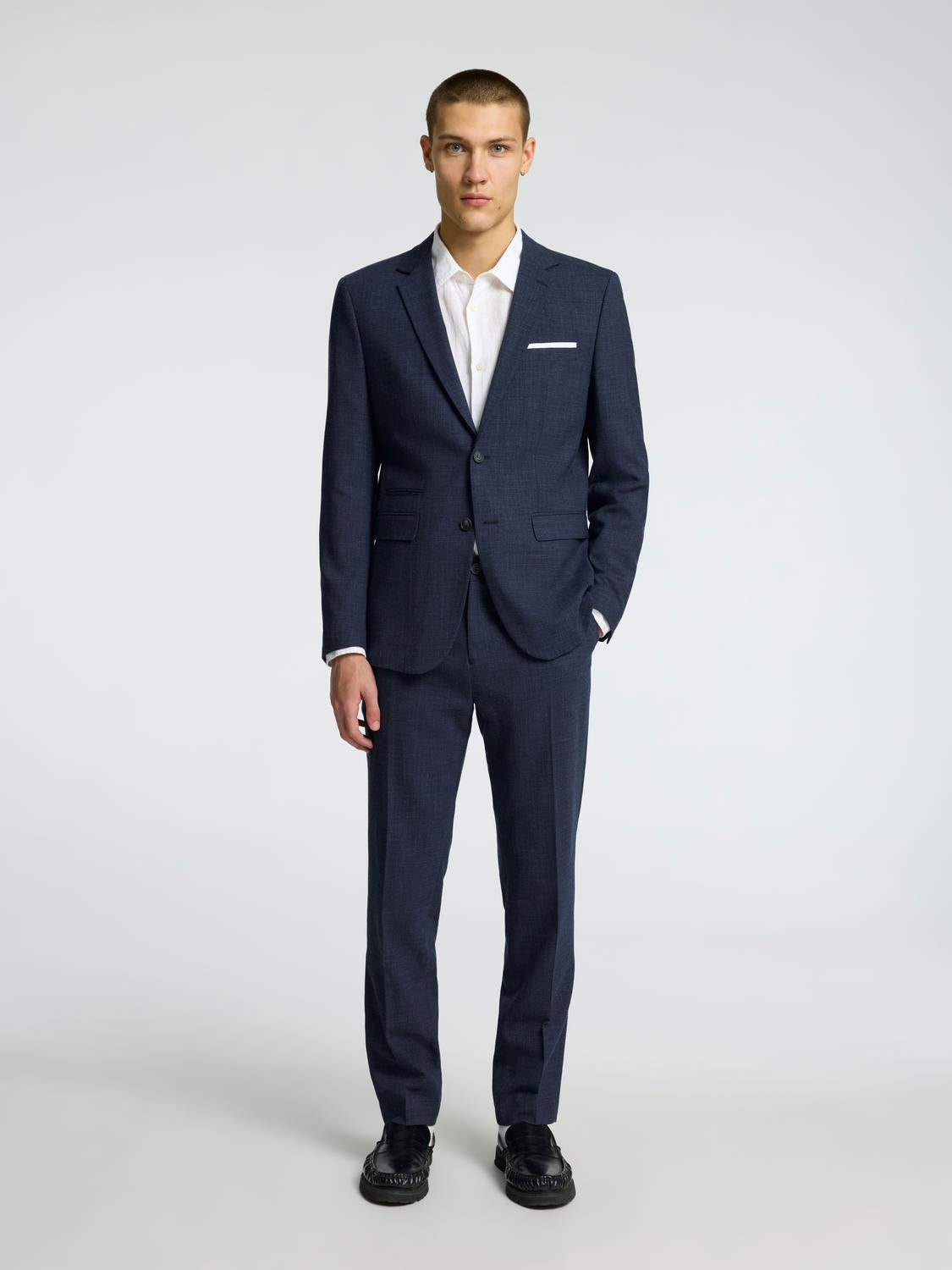 BLAZER - Slhslim-Oasis Linen Blz Noos - - Hr Ravn