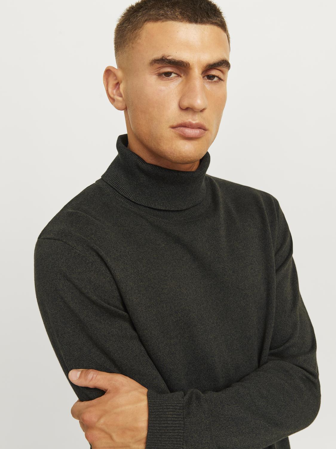 Pullovers - Jjebasic Knit Roll Neck Noos - - Hr Ravn