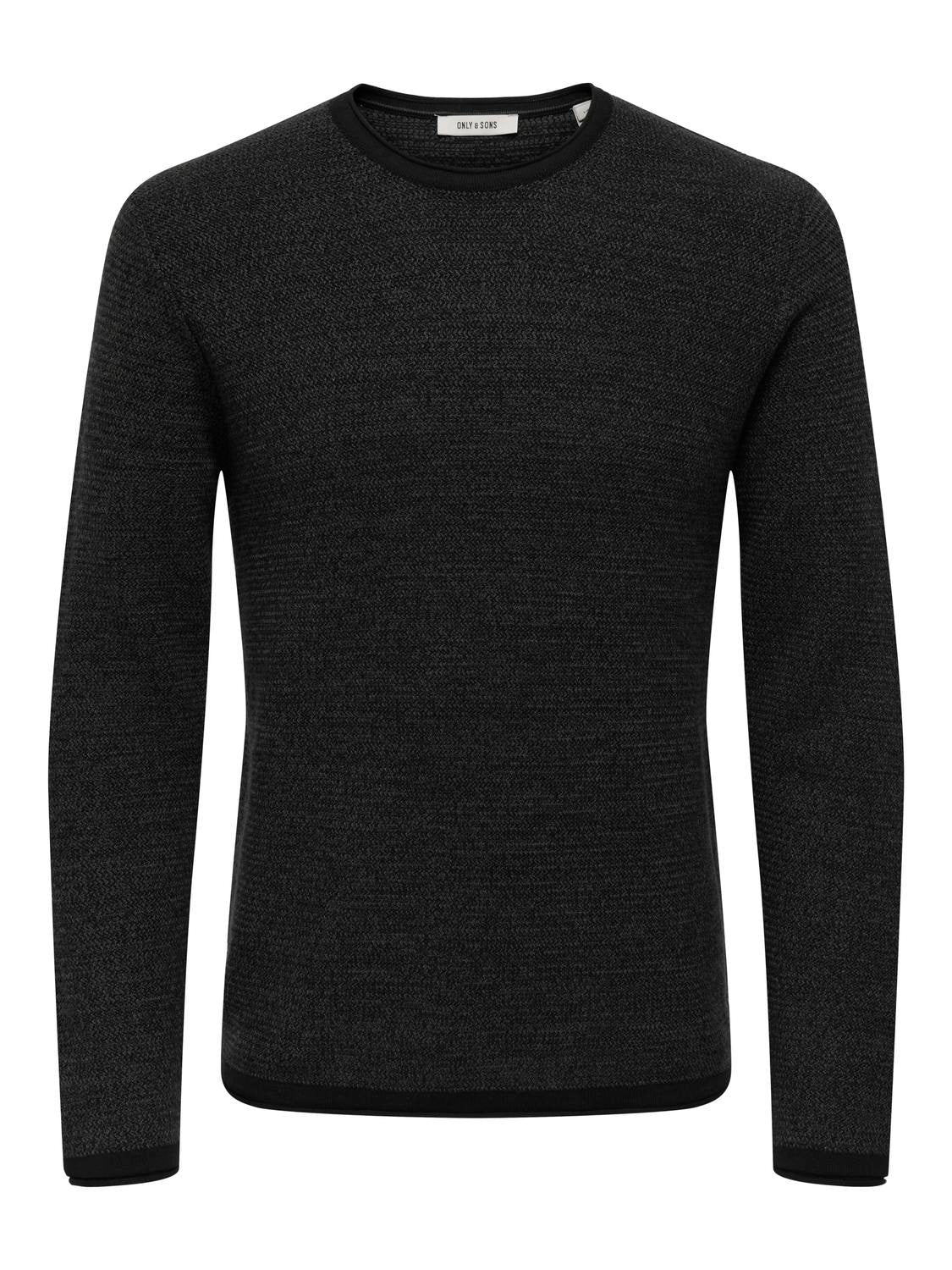Onseric Reg 12 Struc Crew Knit Noos