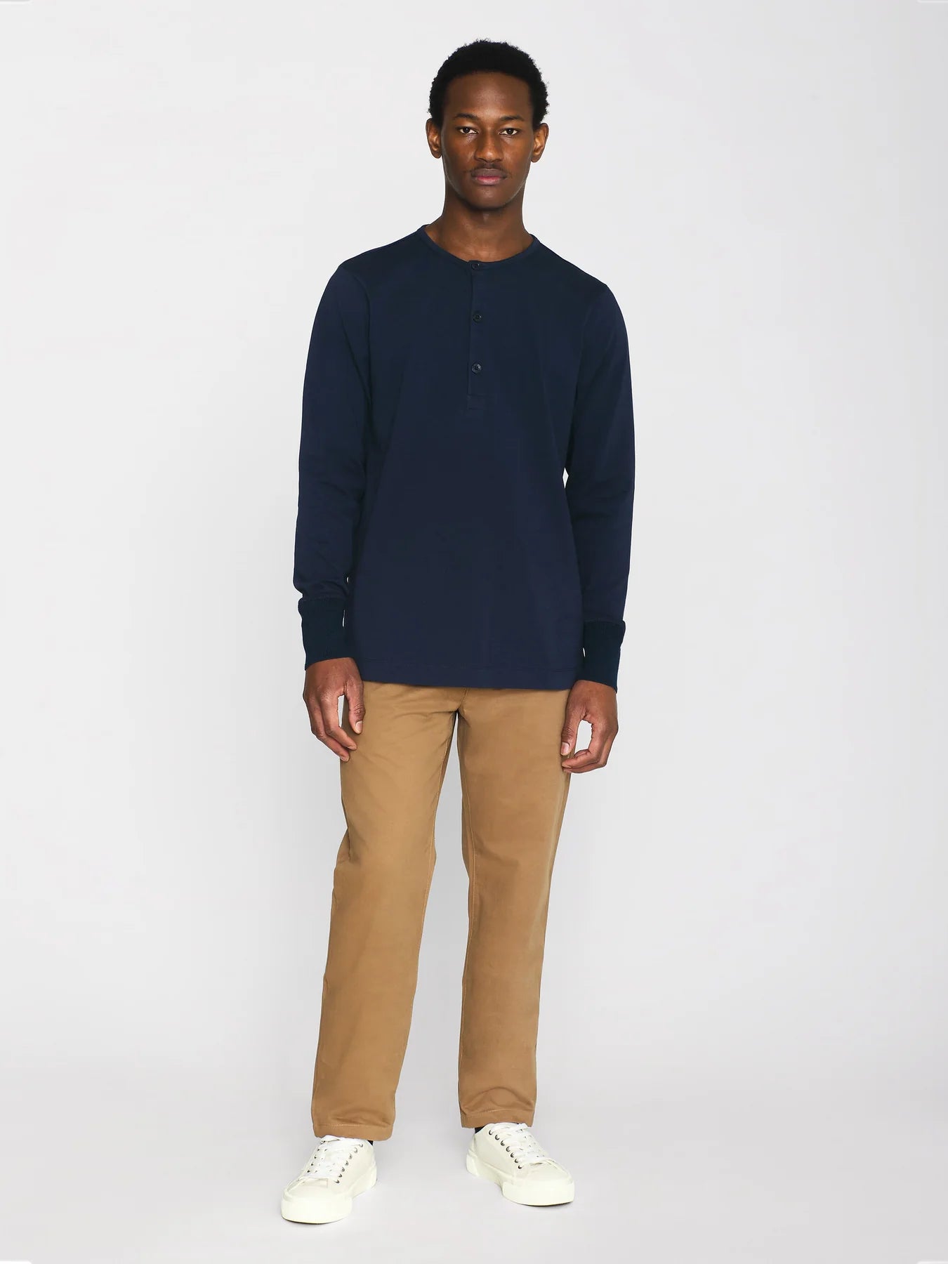 T-SHIRTS - Heavy jersey henley shirt - - Hr Ravn