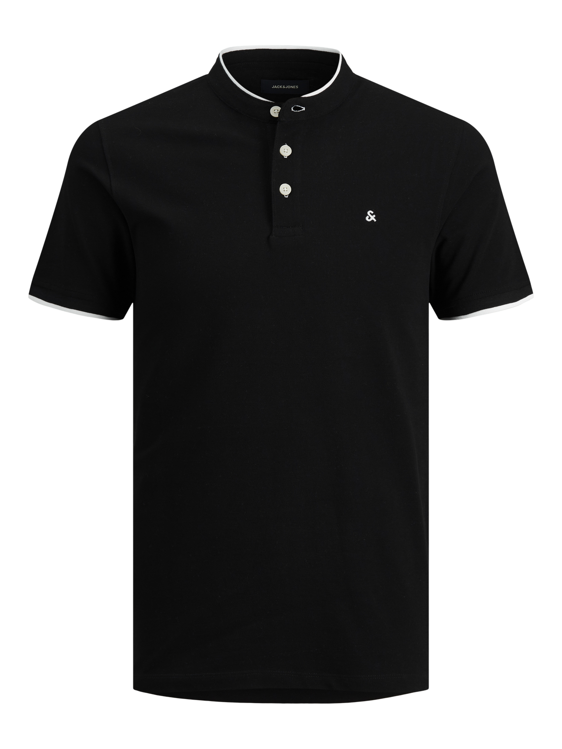 Polo Shirts - Jjepaulos Mao Polo Ss Noos - - Hr Ravn