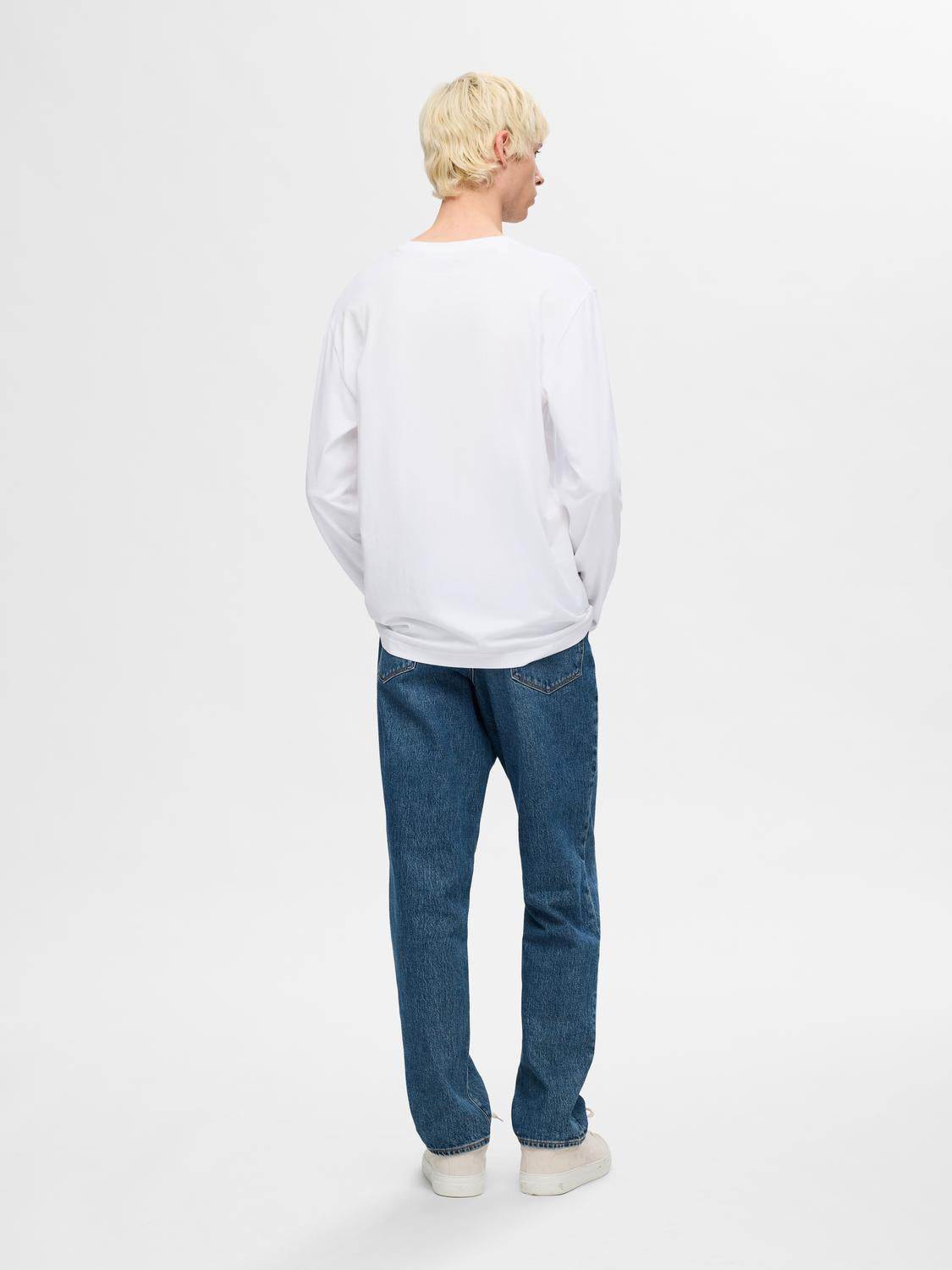 T-shirts - Slhaspen Ls O-Neck Tee Noos - - Hr Ravn