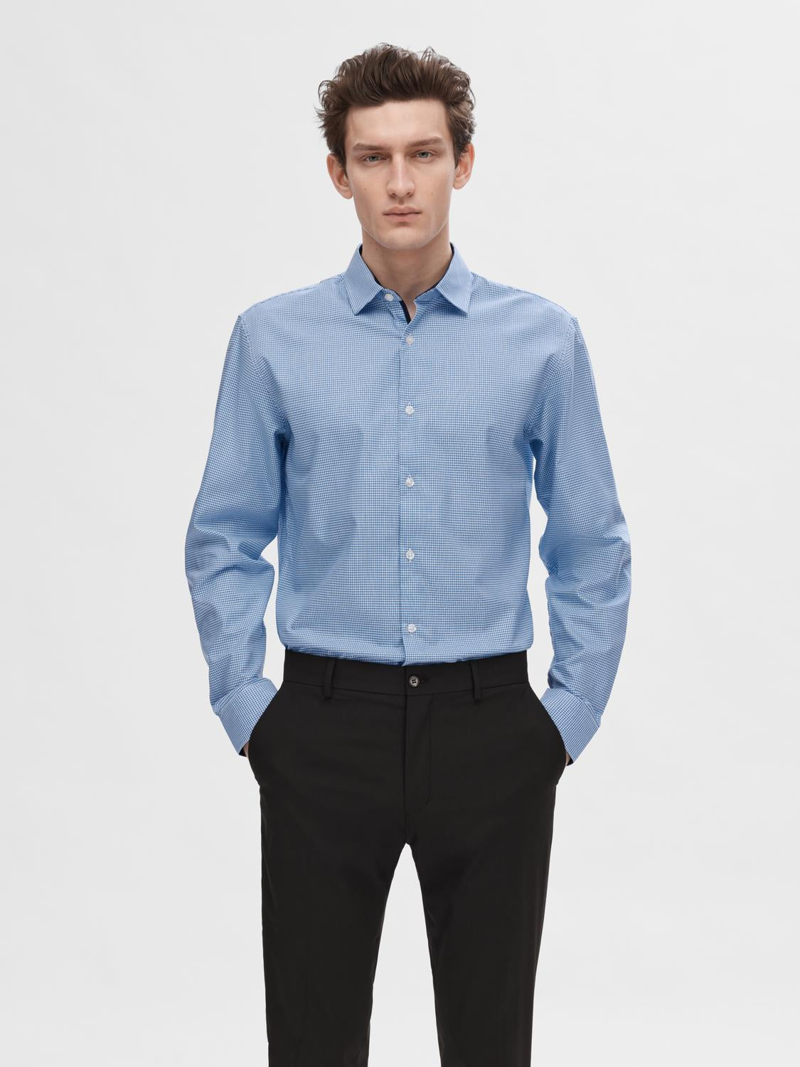 Slhslimnew-Mark Shirt Ls Noos