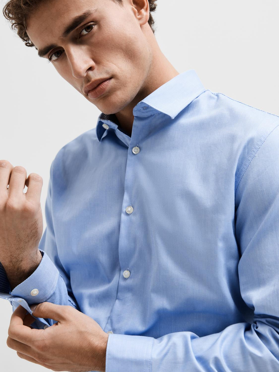 Slhslimnew-Mark Shirt Ls Noos