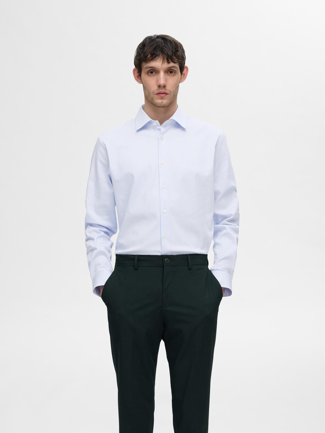 Shirts - Slhslim-Performance Shirt Ls Noos - - Hr Ravn