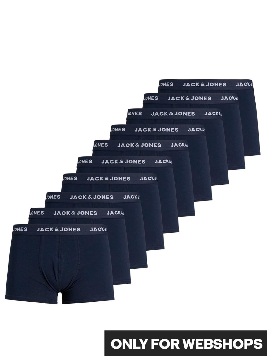 Trunks - Jacsolid Trunks 10 Packs Noos - - Hr Ravn