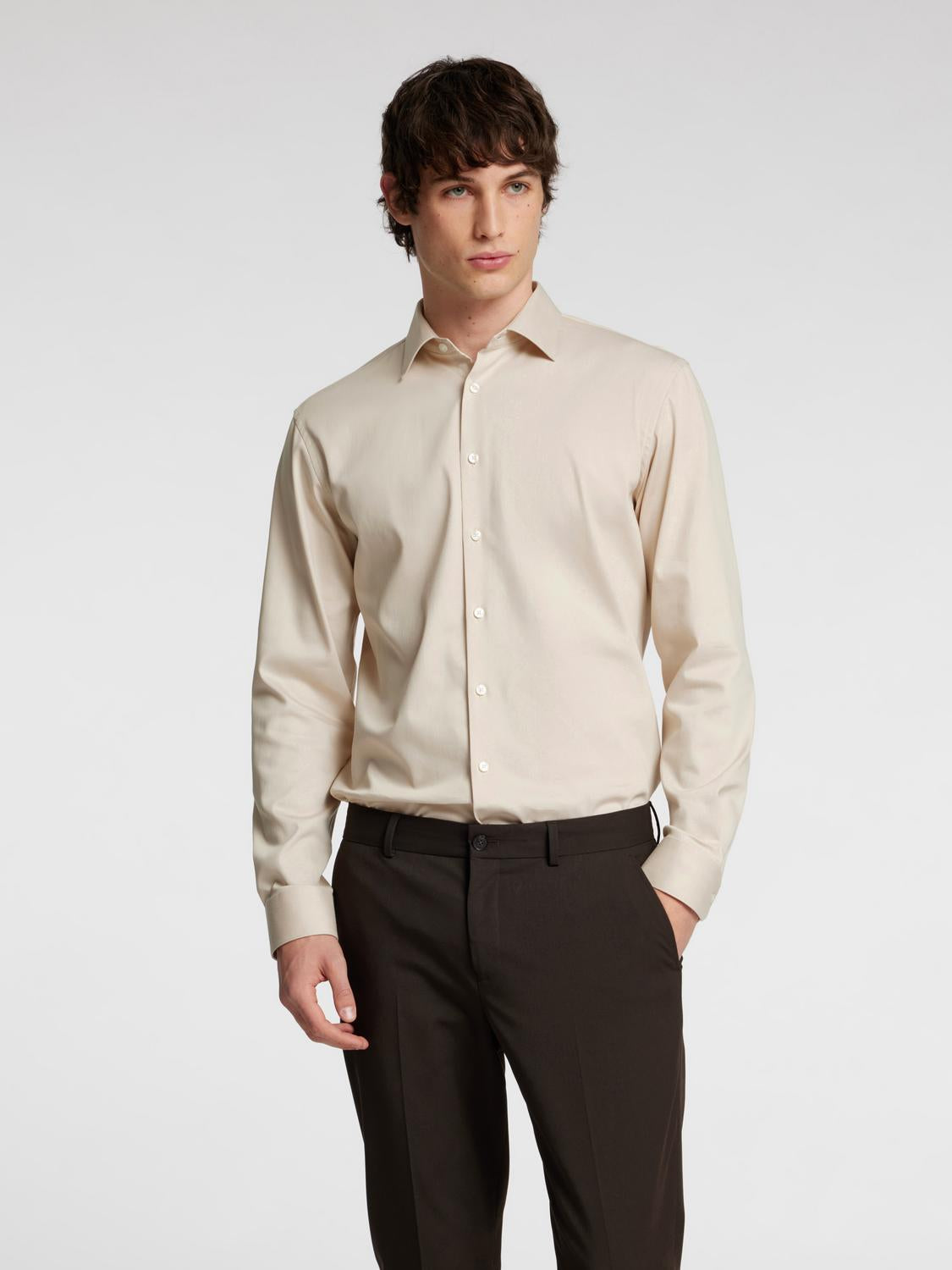 Shirts - Slhslim-Performance Shirt Ls Noos - - Hr Ravn