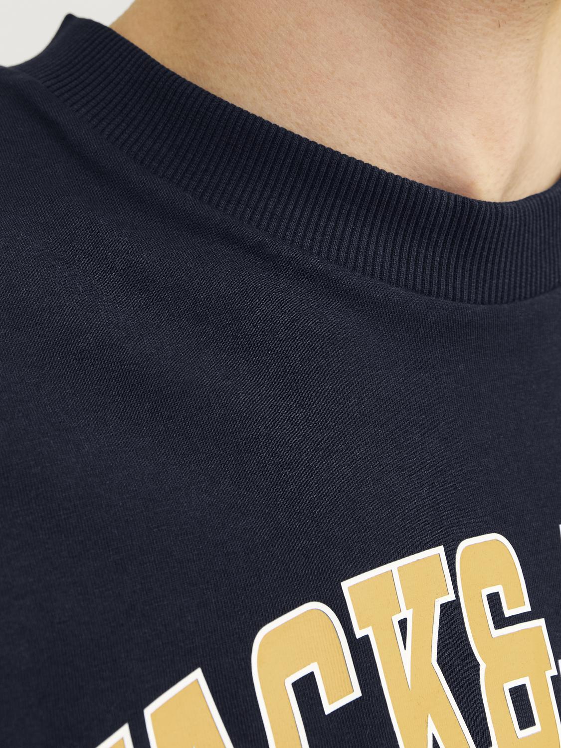 T-shirts - Jjecaleb Varsity Tee Ss O-Neck Noos - - Hr Ravn