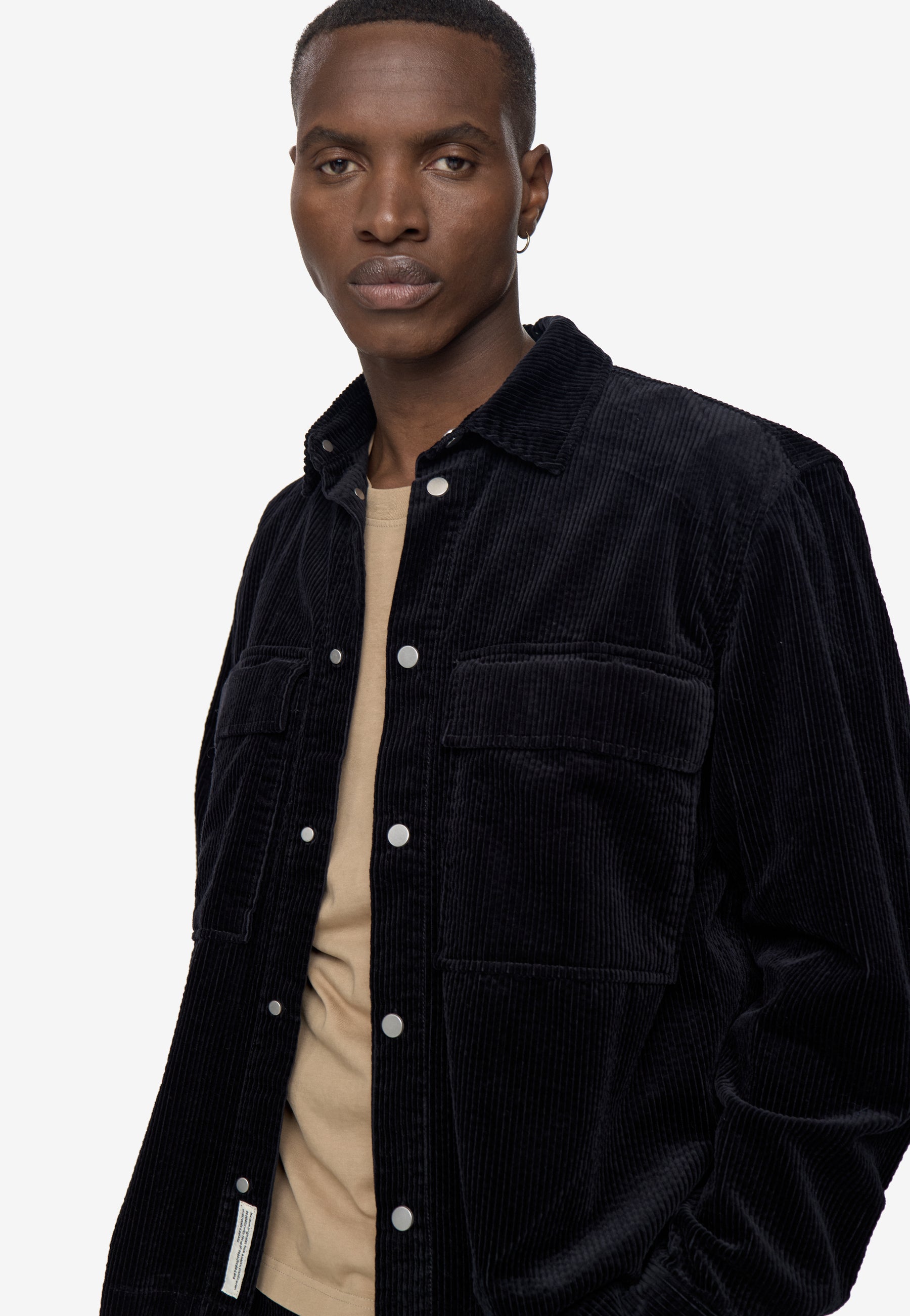 minimum male Cage Overshirt 3929 Overshirt 999 Black