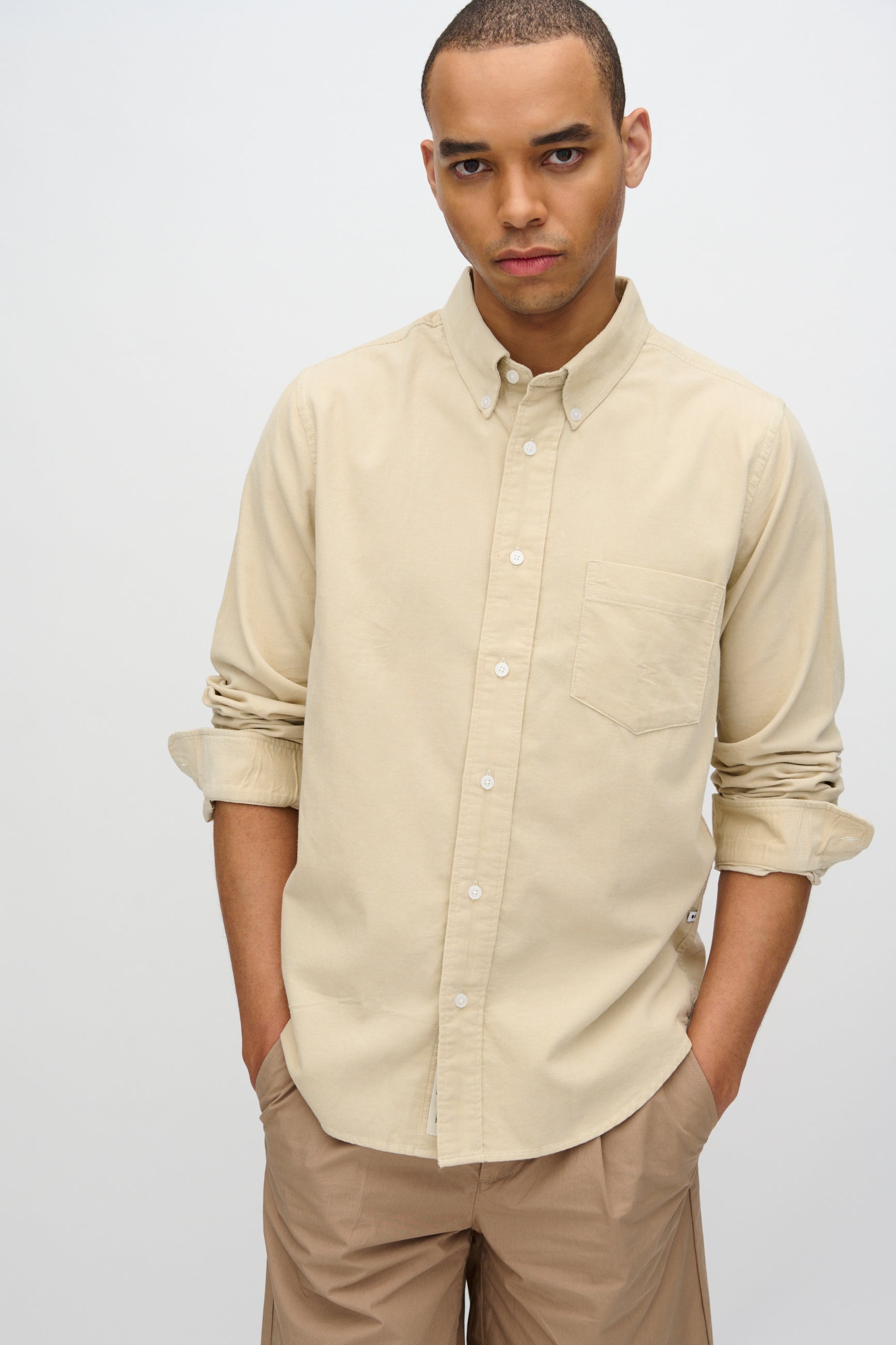 minimum male Colt langærmet skjorte 3758 Long Sleeved Shirt 5304 Rainy Day
