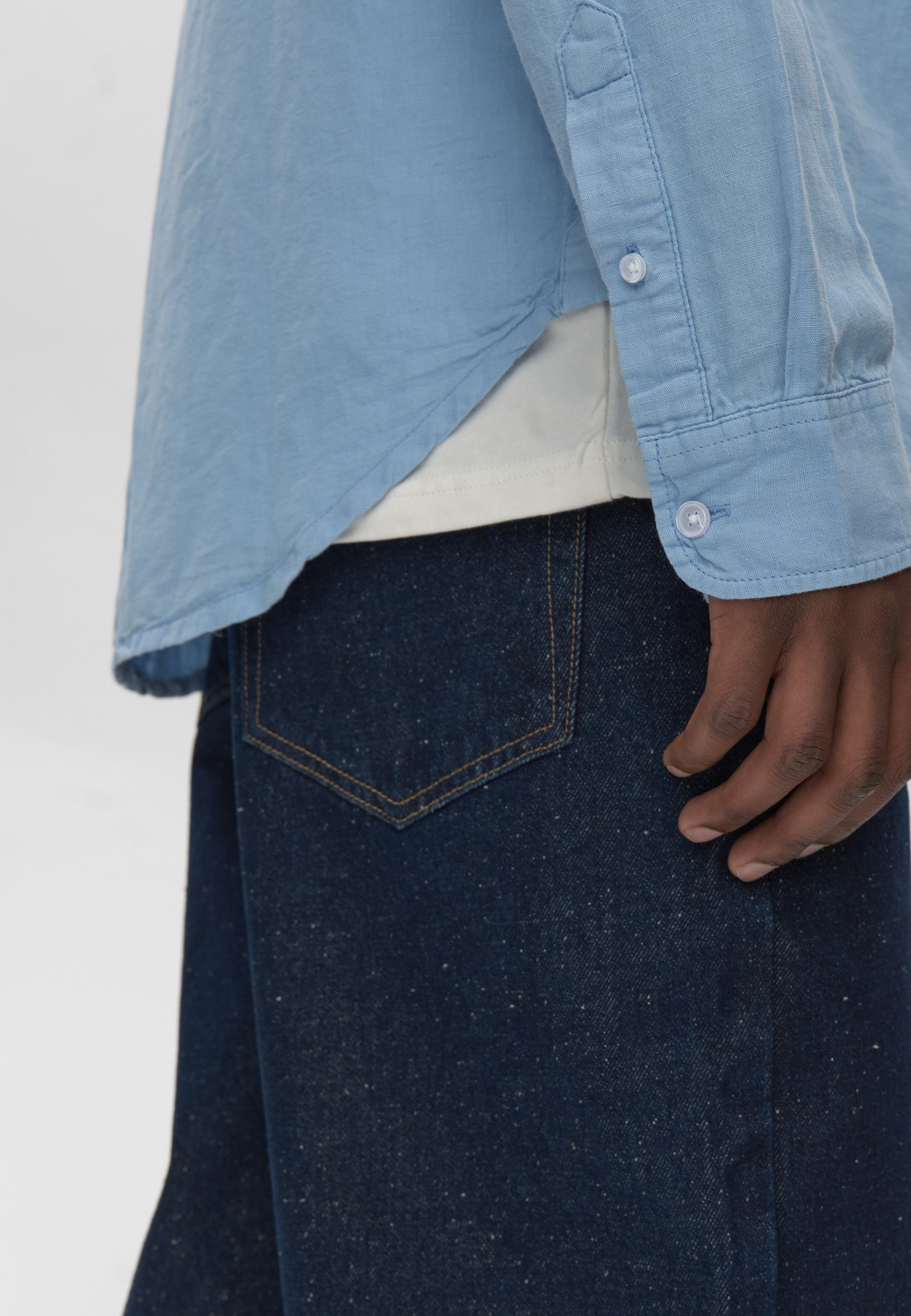 minimum male Colt reg ls shirt 4576 Long Sleeved Shirt 4115 Cashmere Blue