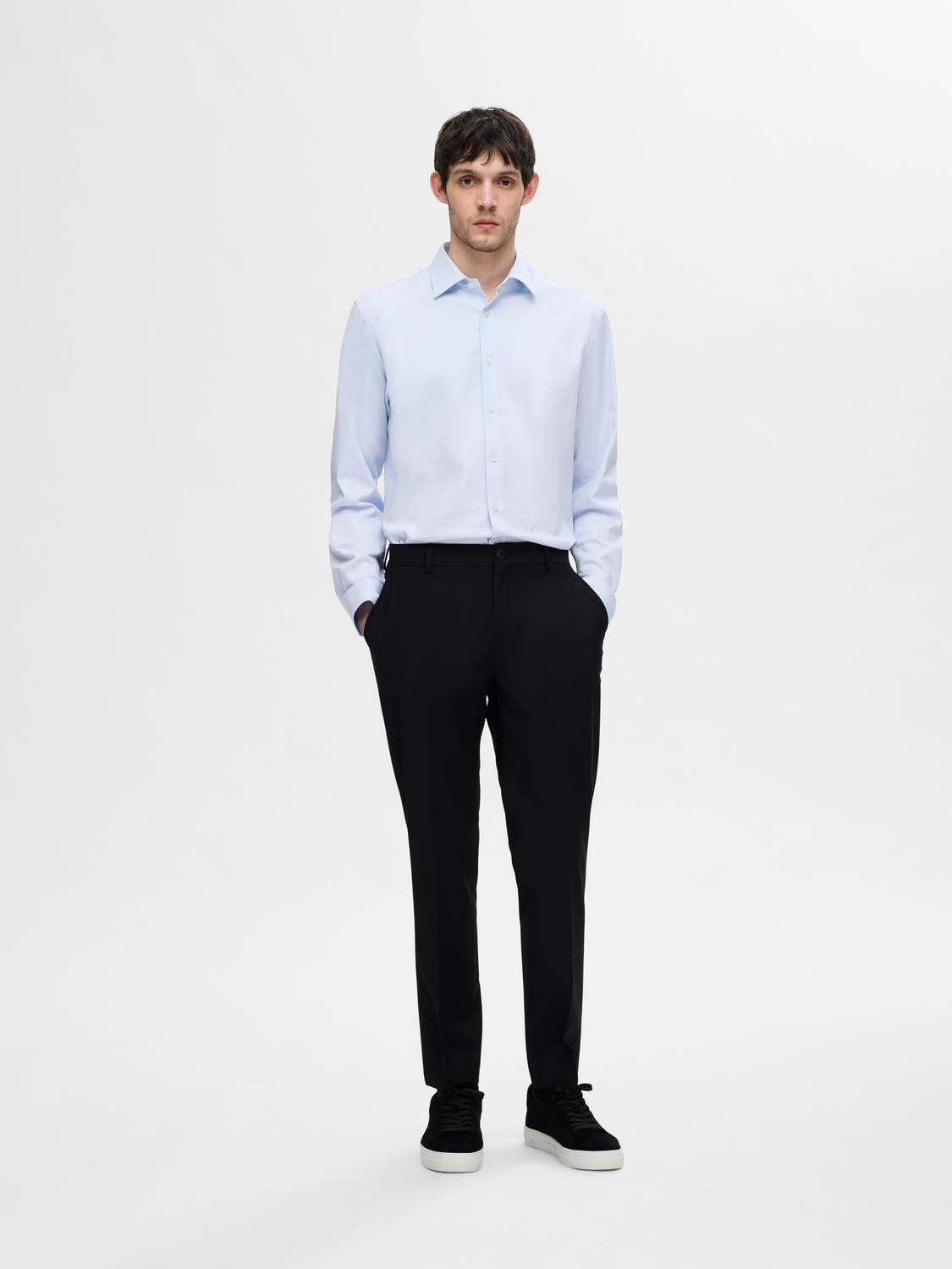 Shirts - Slhslim-Performance Shirt Ls Noos - - Hr Ravn