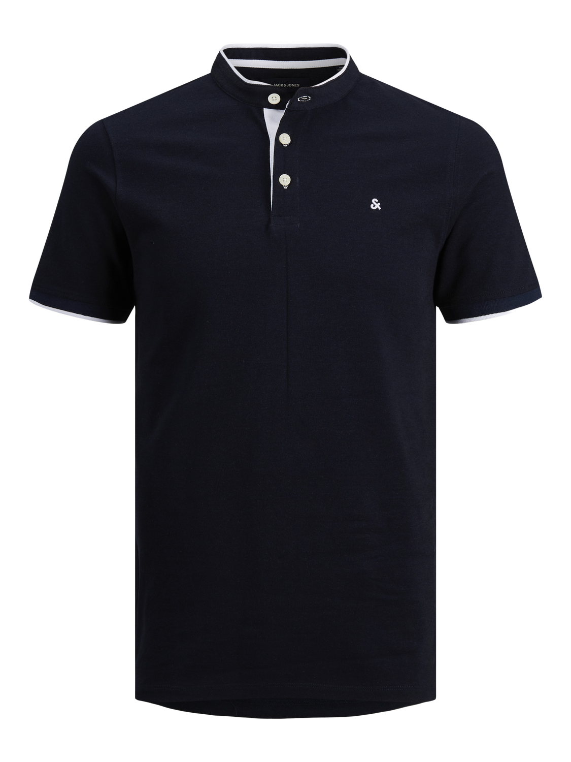 Polo Shirts - Jjepaulos Mao Polo Ss Noos - - Hr Ravn