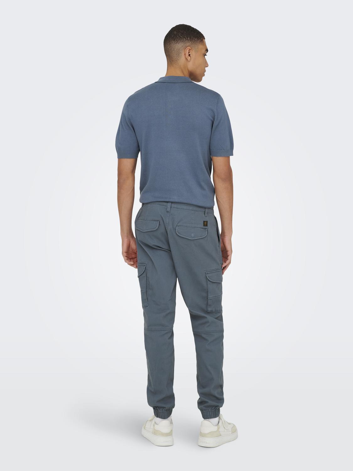 BUKSER - Onscarter Life Cargo Cuff 0013 Pant Noos - - Hr Ravn