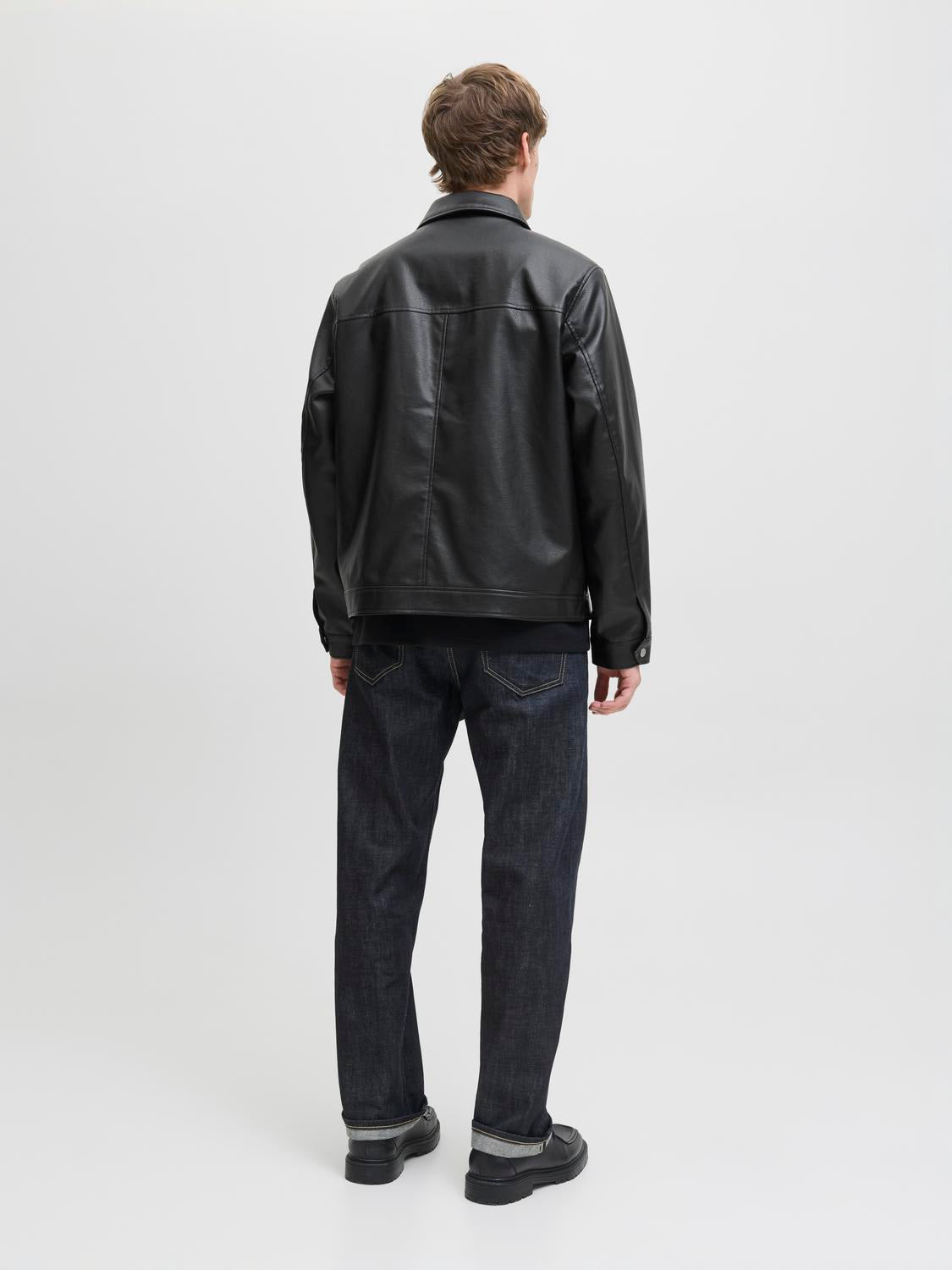 OVERTØJ - Jjecasablanca Pu Jacket Noos - - Hr Ravn