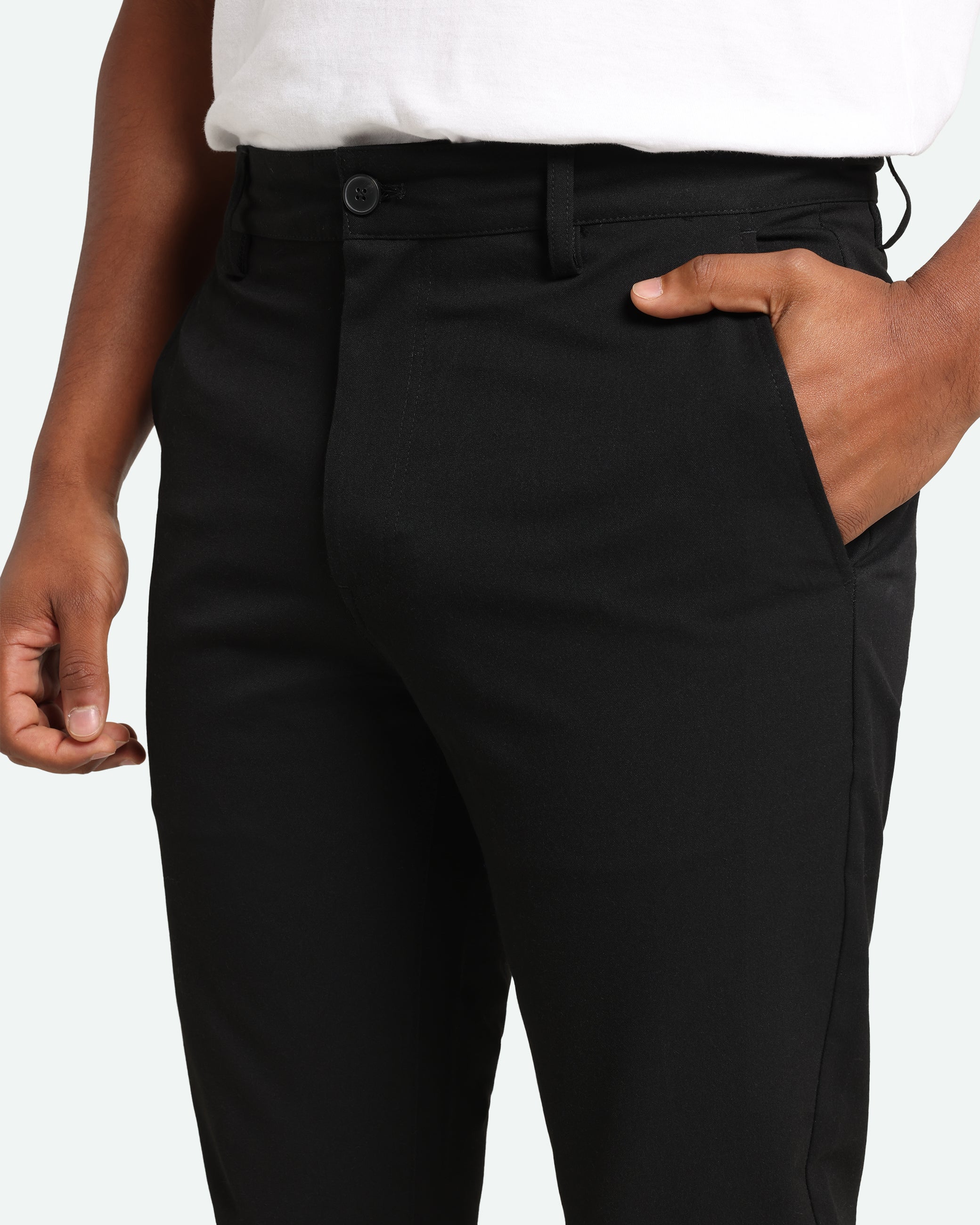 minimum male Deacon chino bukser 3808 Chino Pants 999 Black
