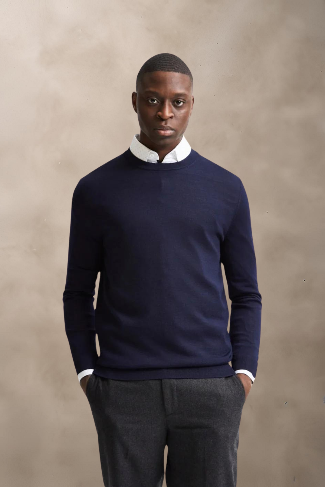 SLHTown Merino Knit - STRIK - - Hr Ravn