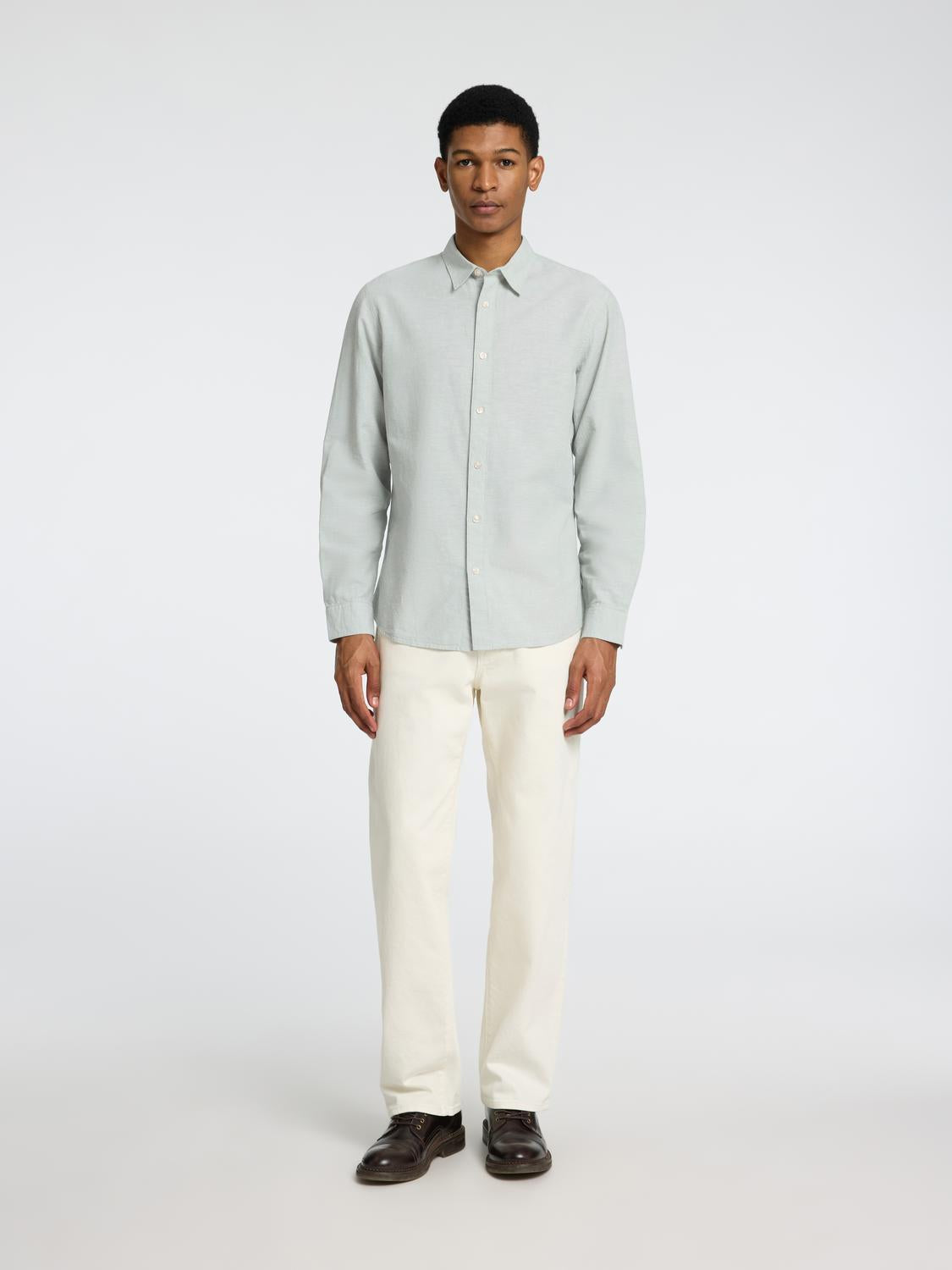 Slhslim-Sun Shirt Ls Noos