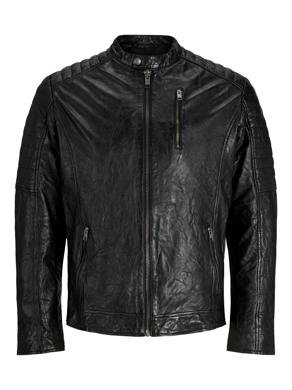 OVERTØJ - Jjerichard Leather Jacket Noos - - Hr Ravn