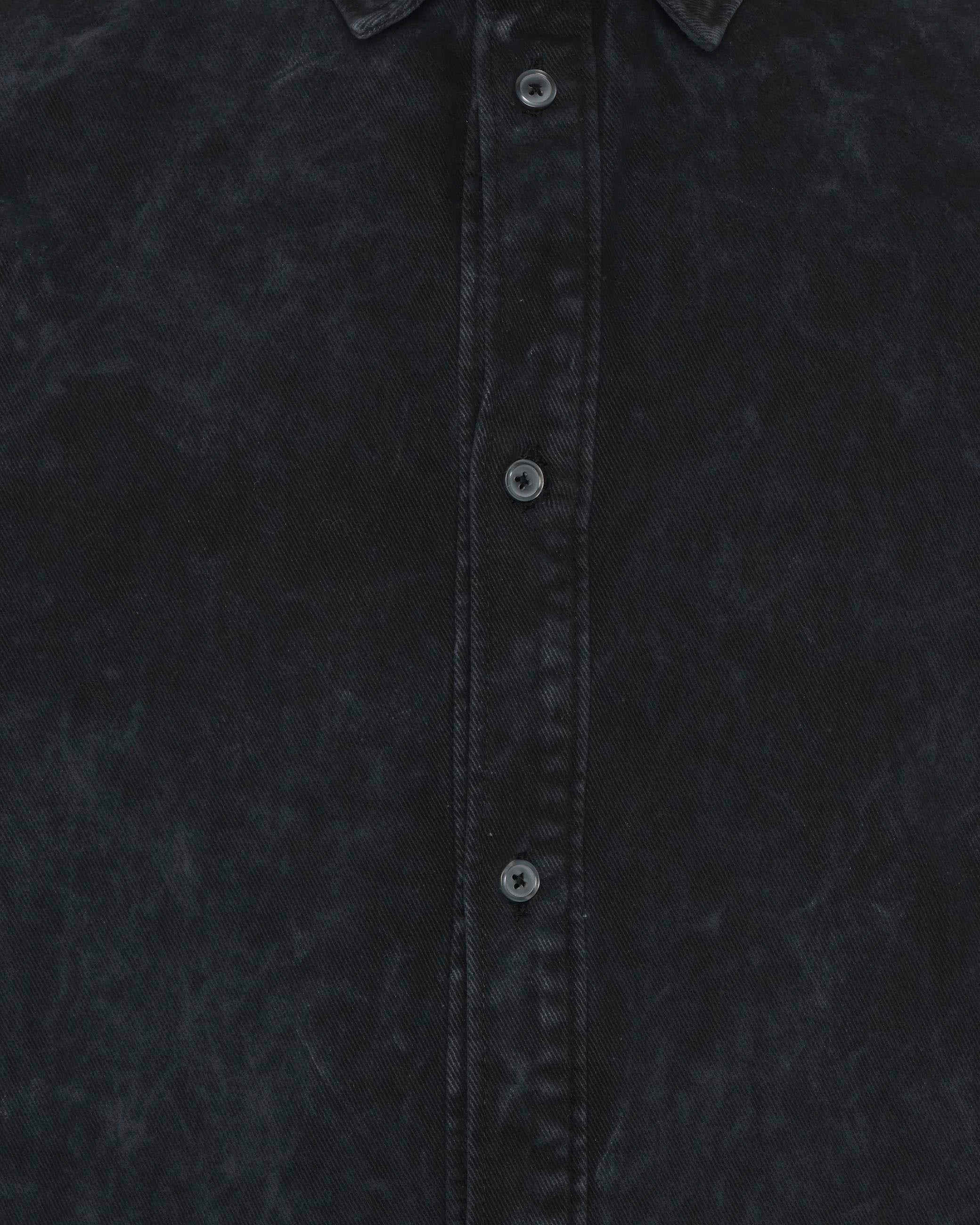 minimum male Douglas Denim Shirt 4387 Long Sleeved Shirt 999 Black