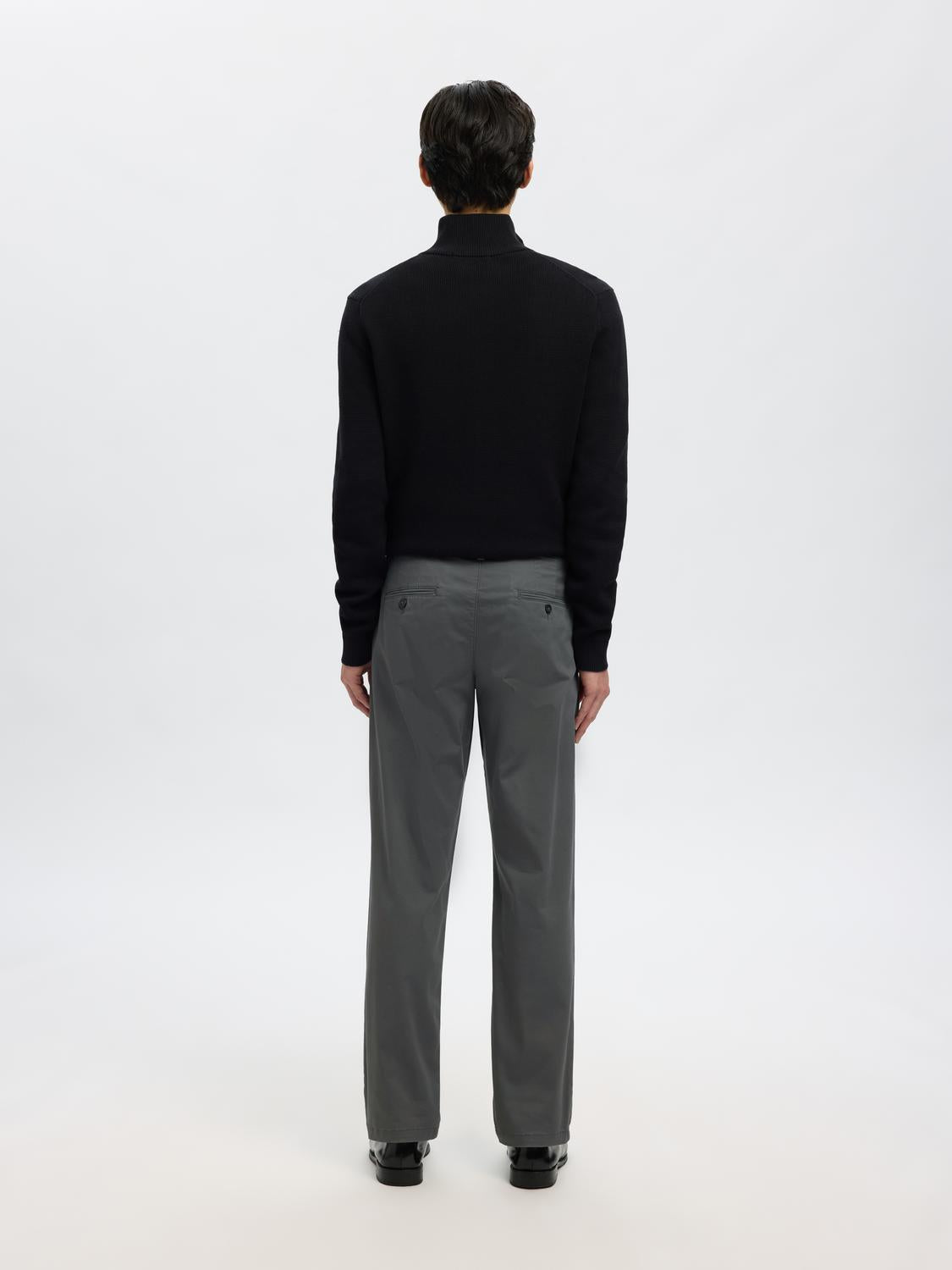 Trousers - Slh196-Straight New Miles Flex Pant Noos - - Hr Ravn