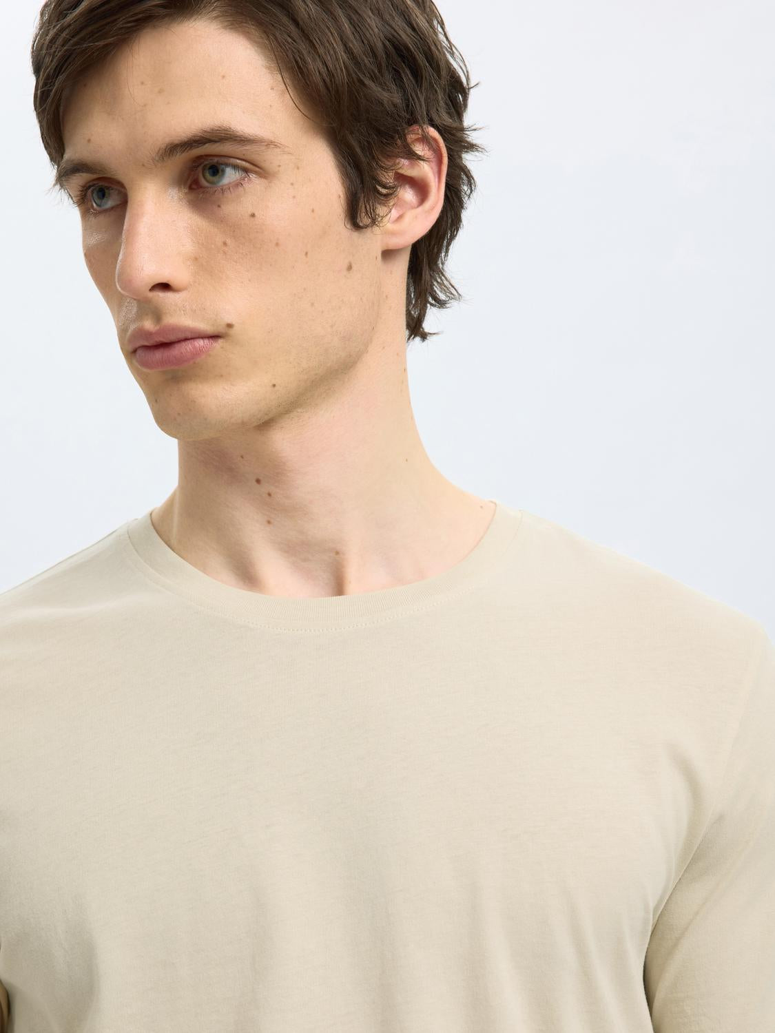 T-SHIRTS - Slhaspen Ss O-Neck Tee Noos - - Hr Ravn