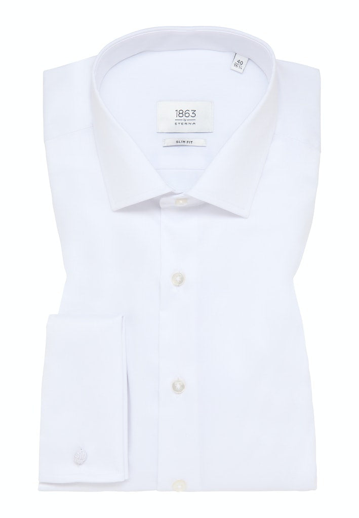 LANGE SKJORTER - Eterna Luxury Strygefri Skjorte Slim Fit - - Hr Ravn