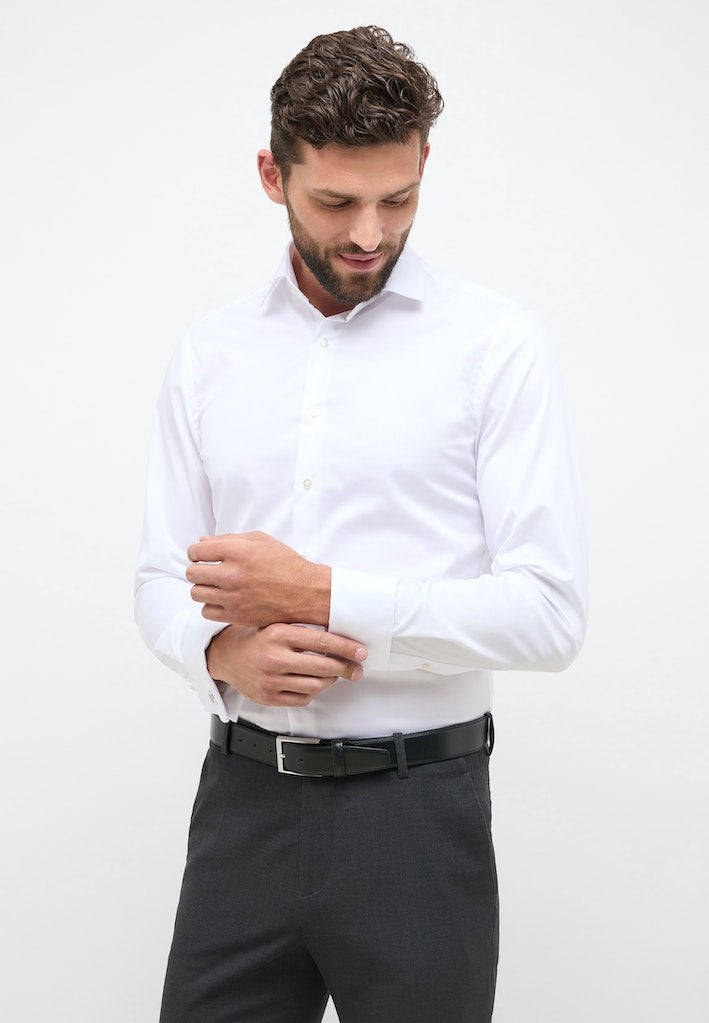 LANGE SKJORTER - Eterna Luxury Strygefri Skjorte Slim Fit - - Hr Ravn