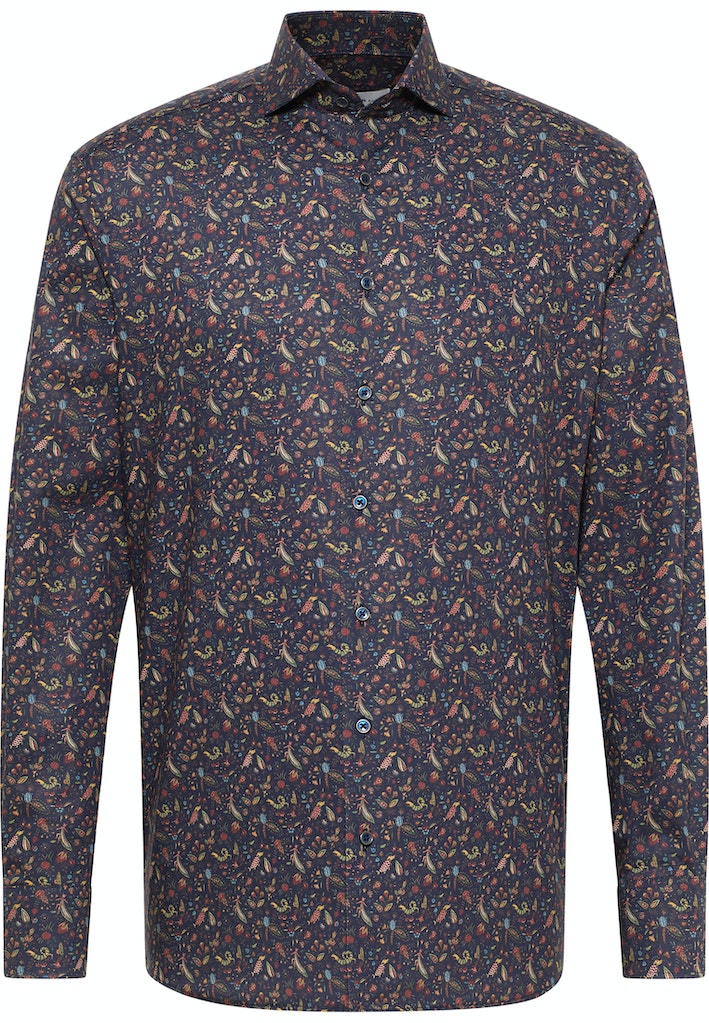 LANGE SKJORTER - Mønstret Slim Fit - - Hr Ravn