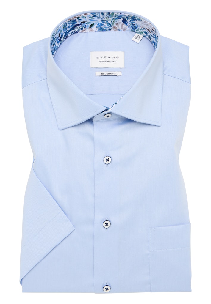 KORTE SKJORTER - TEXTURE MODERN FIT SS - - Hr Ravn
