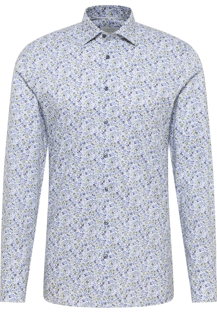 LANGE SKJORTER - Eterna Modern Fit Texture Cotton -  - Hr Ravn