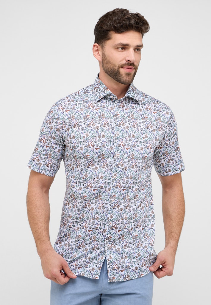 KORTE SKJORTER - Modern Fit SS Shirt - - Hr Ravn