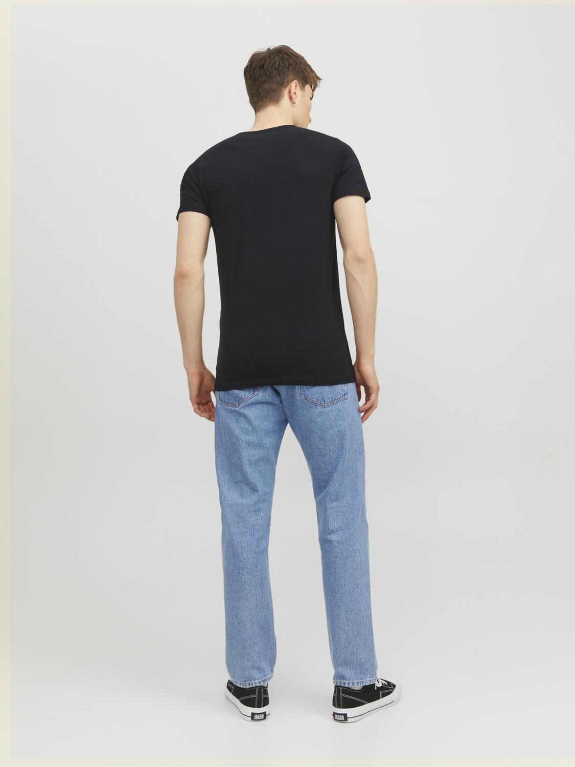 T-shirts - Jjebasic O-Neck Tee S/S Noos - - Hr Ravn