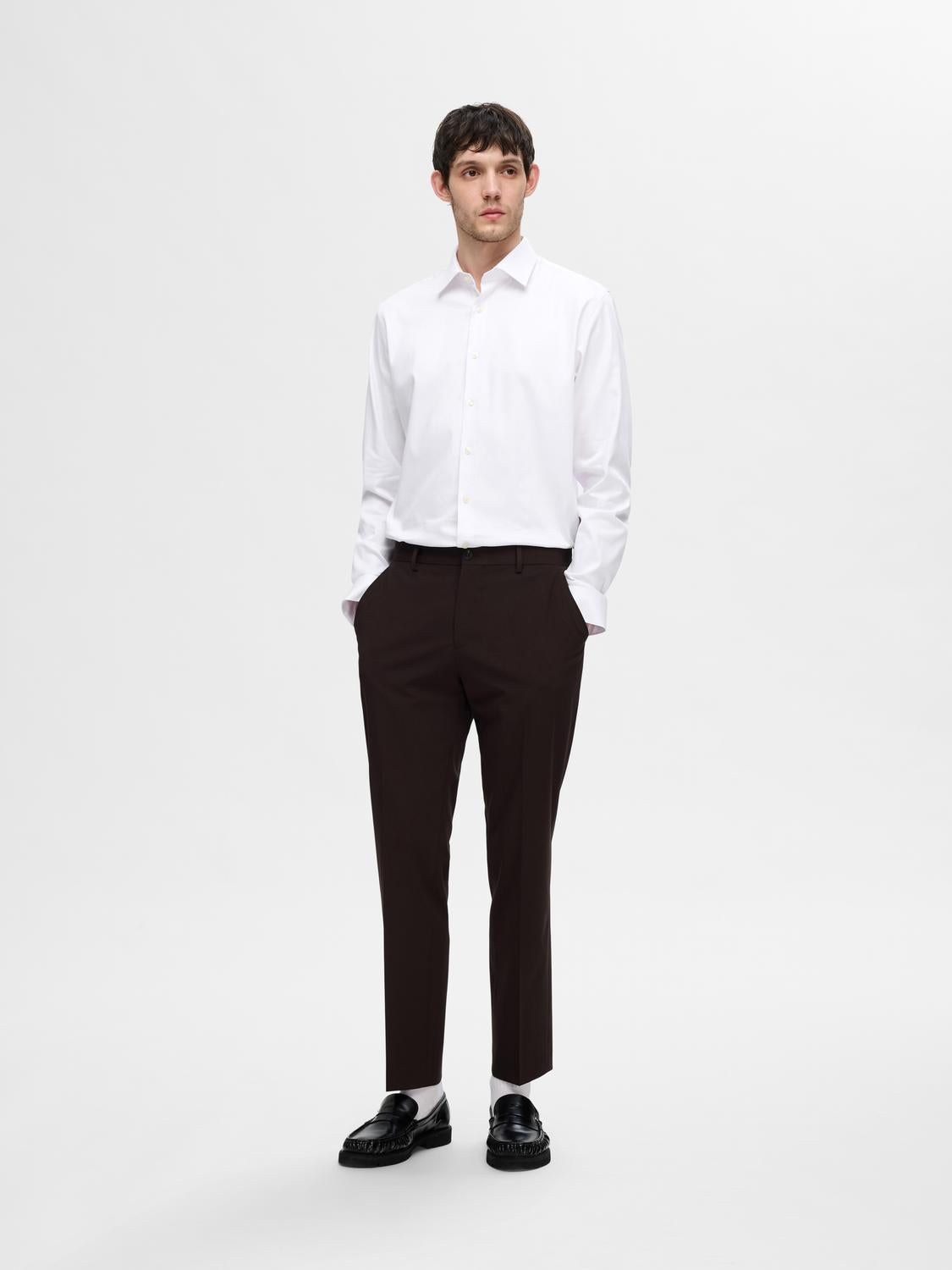 Shirts - Slhslim-Performance Shirt Ls Noos - - Hr Ravn