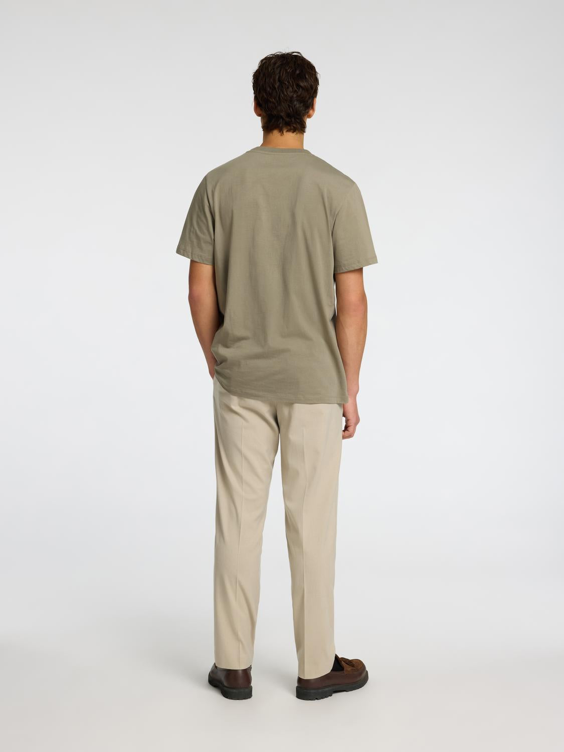 T-SHIRTS - Slhaspen Ss O-Neck Tee Noos - - Hr Ravn