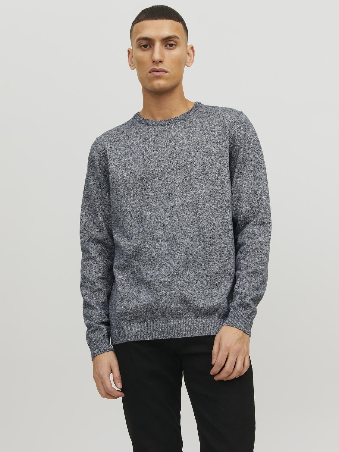 Pullovers - Jjebasic Knit Crew Neck Noos - - Hr Ravn