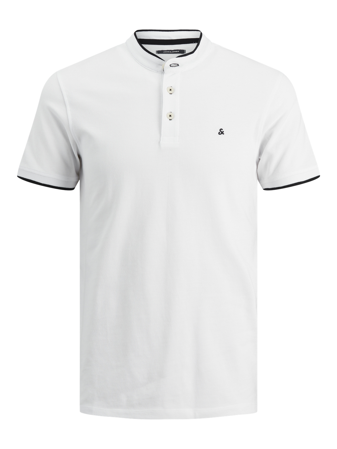 Polo Shirts - Jjepaulos Mao Polo Ss Noos - - Hr Ravn