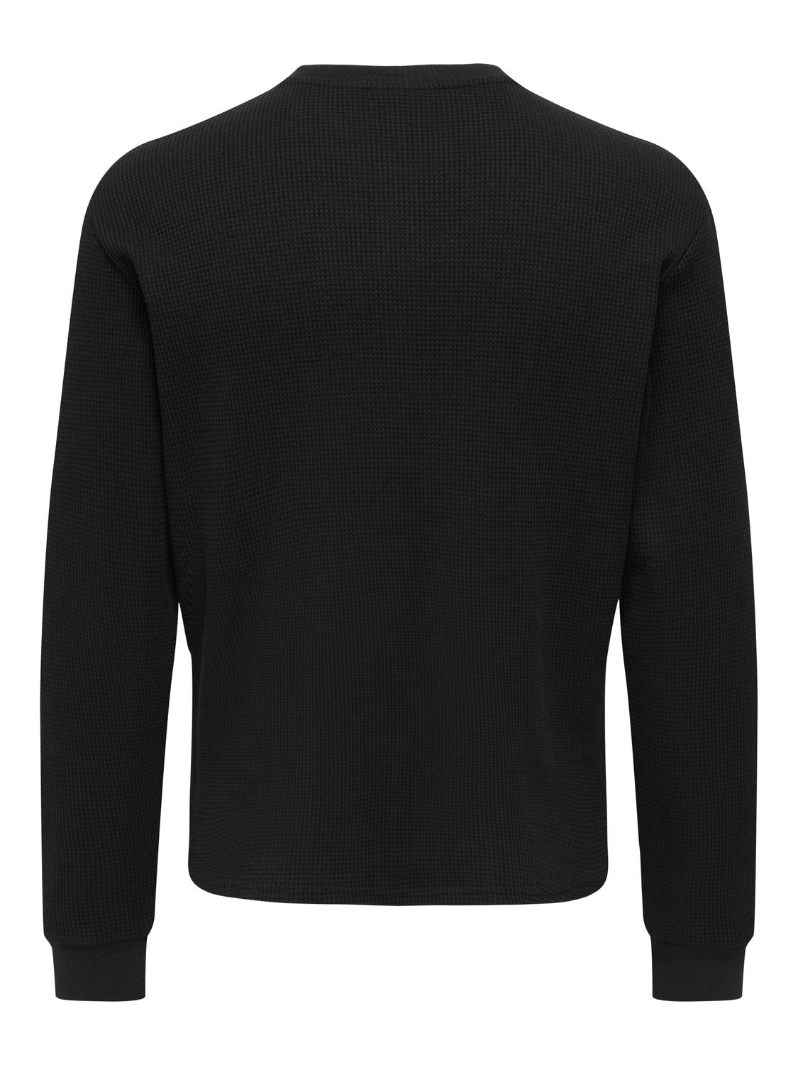 T-shirts - Onstobie Reg Ls Henley Tee Noos - - Hr Ravn