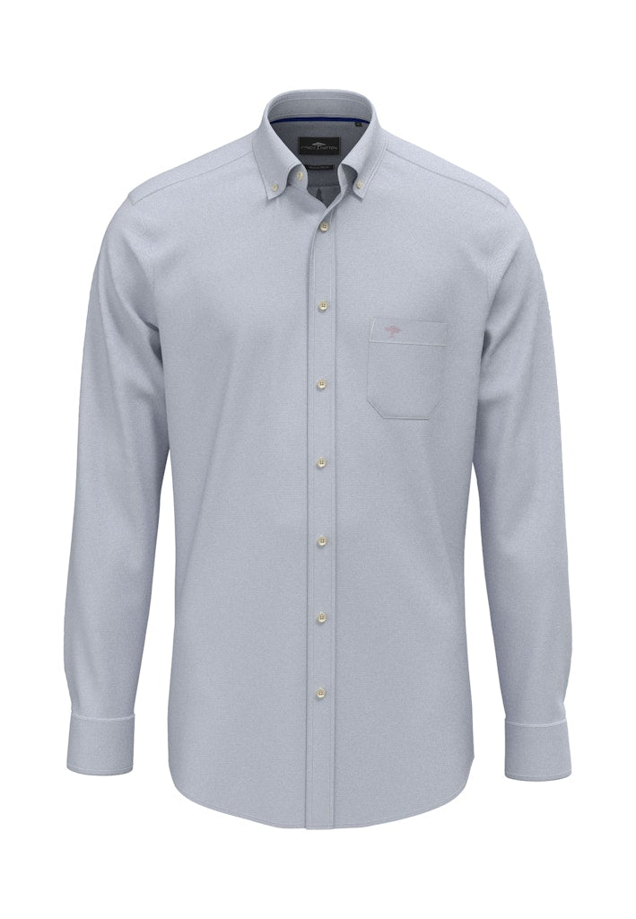 Fynch Hatton Washed Oxford Solid Shirt