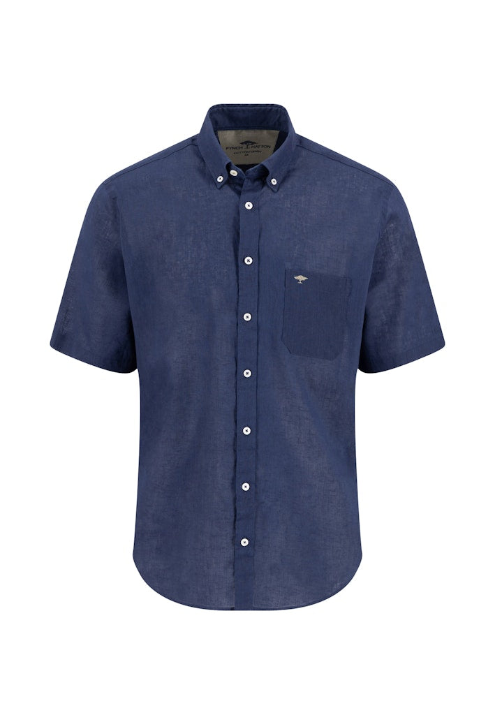 Fynch Hatton Linen SS Shirt