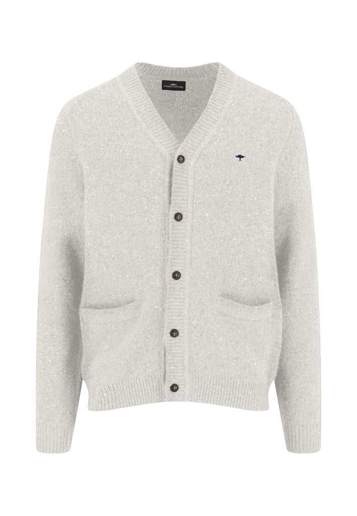 CARDIGAN - Fynch Hatton Grandad Cardigan - - Hr Ravn