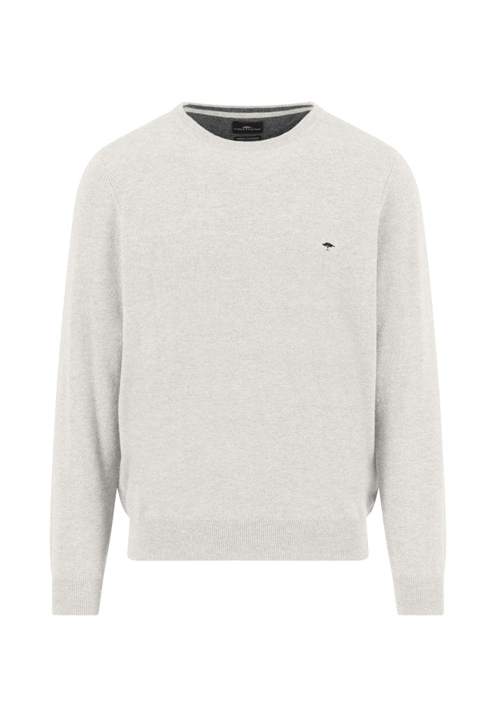 STRIK - Fynch Hatton O-Neck, Merino Cashmere Knit - - Hr Ravn