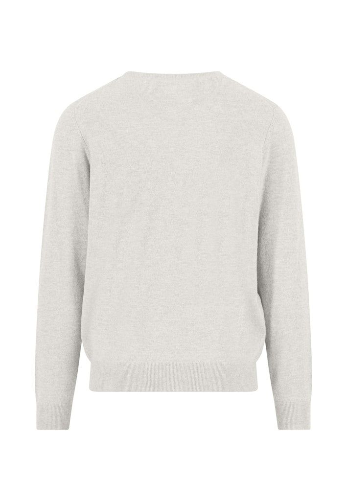 STRIK - Fynch Hatton O-Neck, Merino Cashmere Knit - - Hr Ravn