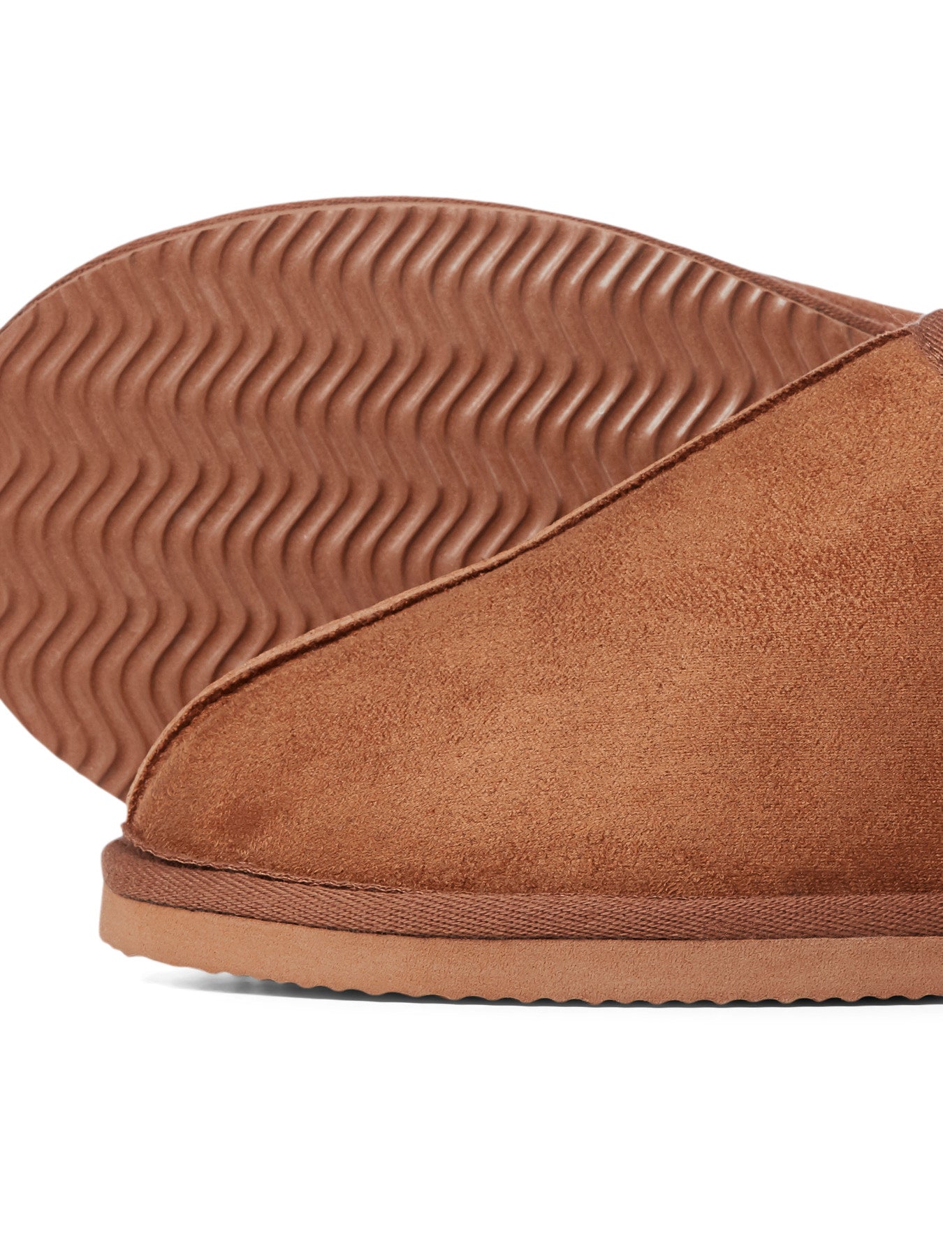 SANDALER - JFWDUDELY MICROFIBER SLIPPER ALMOND LN - - Hr Ravn