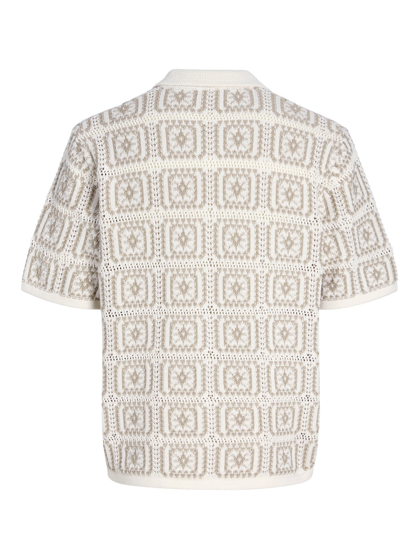 POLO SHIRTS - JORCOLIN KNIT CROCHET POLO STYD AW25 - - Hr Ravn